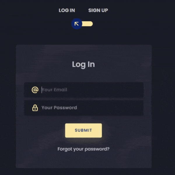 pure css single page login and sign-up form using html and css.gif
